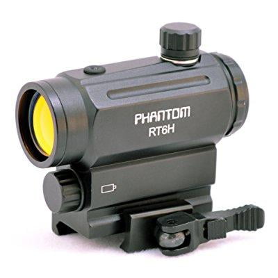 phantom rt6h mini micro red dot scope sight with ambient light sensor qd quick detach cam lever mount aaa