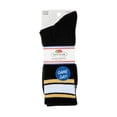 thumbnail image 2 of Fruit of the Loom Mens Gameday Crew Socks, 3-Pack, Sock Sizes 6-12, 2 of 7