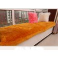 thumbnail image 3 of Alfombra de lana artificial de 40x90 cm, tapete para piso, tapete para silla, cojín para asiento. Dorado, 3 of 9