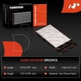 thumbnail image 2 of A-Premium 4-PC Cabin Air Filter Compatible with Nissan Frontier 1998-2004, Xterra 2000-2004, 2 of 5