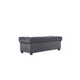 thumbnail image 5 of Meridian Furniture Bowery Grey Velvet Loveseat, 5 of 5