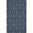 thumbnail image 3 of Safavieh Dhurries Navy / Ivory Geometric Area Rug, 3 of 7