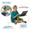 thumbnail image 4 of ECR4Kids The Surf Portable Activity Lap Desk, Classroom Essentials, Grassy Green, 10-Pack, 4 of 10