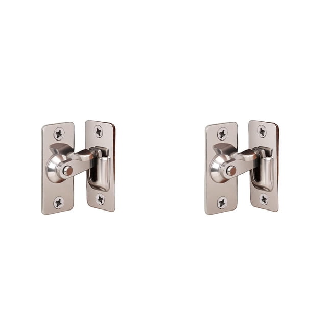 YWIYIUD 2PCS 90° Stainless Steel RightAngle Door Lock Pocket Door Lock for Door and Window Sliding Lock Sliding Door Lock Sliding Lock, Hardware Household Accessories