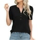 thumbnail image 2 of Sudadera de lactancia,Camiseta de mujer, manga corta, cuello redondo, poliéster, informal, suave y cómoda, ideal para uso diario y en casa, sopatenor, 2 of 8