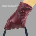 thumbnail image 3 of Guantes de pantalla táctil Minnieouse 2 uds mujer invierno Vino rojo, 3 of 6