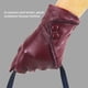 thumbnail image 3 of Guantes de pantalla táctil Minnieouse 2 uds mujer invierno Vino rojo, 3 of 6