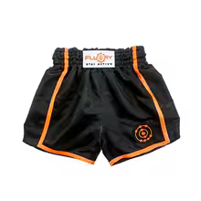 black and orange, variant on Ancient Thai Boxing Training Shorts Men's Boxing Clothing Women Free Fight Shorts Free Fight Custom