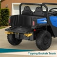 thumbnail image 5 of Rugerasy 24V 4WD Ride On Dump Truck with Remote Control, 2 Seater, Blue, 5 of 9