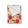 thumbnail image 2 of Fruits Soft Flannel Fleece Blanket, Quartered and Halved Apples with Cinnamon Sticks and Star Anise Diet Recipe, Cozy Plush for Indoor and Outdoor Use, 70" x 90", Beige Cinnamon Red, by Ambesonne, 2 of 5