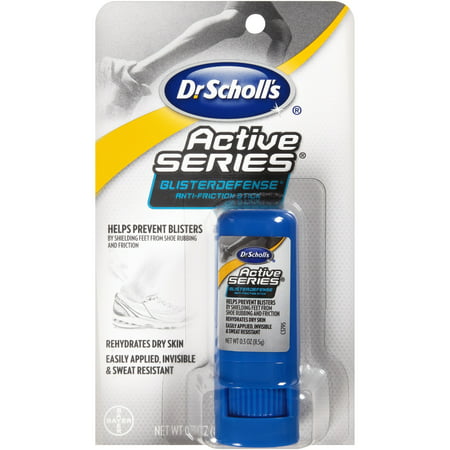 Dr Scholl's Active Series BlisterDefense Anti-Friction Stick, 0.3 (Best Anti Blister Stick)
