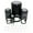 Black, variant on Dashed Circle Outline Self-Inking Rubber Stamp Ink Stamper - Black Ink - Mini 1/2 Inch