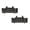 2Pack Black, variant on 2Pcs Car Multifunctional Seat Back Storage Bag New Car Seat Back Storage Car Seat Back Organizer With 2 Sturdy Drink Cup Holders And Tissue Feature Hooks Practical Home Decor