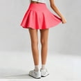 thumbnail image 4 of Krdevn Girls Tennis Skirt with Built In Shorts and Ball Pocket Elastic Waist Athletic Skort,9-10 Years, 4 of 5