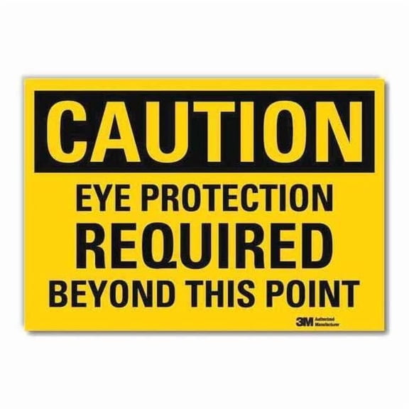 Safety Sign, 14 in W, 10 in H, Reflective Sheeting, Yellow U4-1286-RD_14X10
