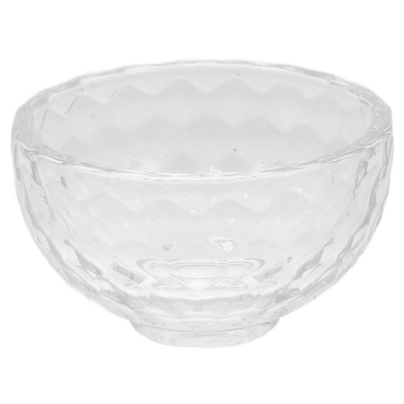Mini tazón de vidrio, tazón pequeño para preparación, bandeja para ensalada, bandeja redonda para servir, para preparar frutas, refrigerios, postres y dulces.