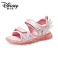 thumbnail image 2 of Disney niñas Sandalscartoon frozen elsa verano nuevo estudiante gelatina zapatos bebé niña zapatos antideslizantes suela blanda slippers26-Insole16.7 CM Gao Jinjia LED, 2 of 2