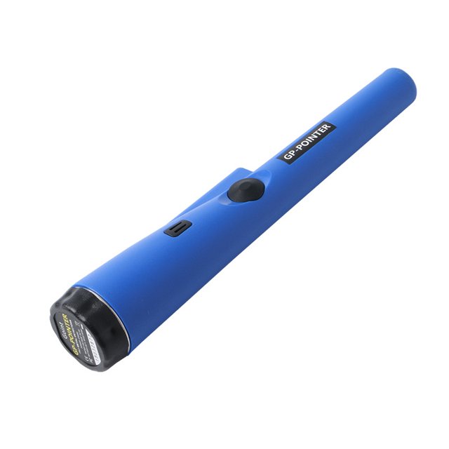 Detector de metales de mano Detección rápida ABS Robusto buscador de metales portátil Escáner para seguridad interior Azul