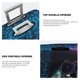 thumbnail image 3 of Fotbe Punk Style Blue Haired Skull Funda Protectora para Equipaje, Antirrayones y Resistente a la Suciedad, Compatible con Maletas de 18 a 32 Pulgadas-Medium, 3 of 7