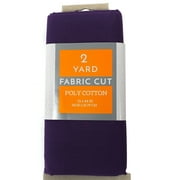 Shason Textile Craft Quilting Poly Cotton 2 Yards Precut Fabric, Purple