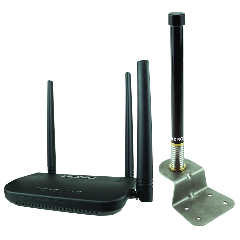 KING Swift™ Omnidirectional WiFi Antenna & KING WiFiMax™ WiFi Router