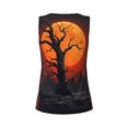 thumbnail image 6 of Goofa Yellow Castle Sunset Tree Printed Womens Workout Tops for Women Sleeveless Yoga Shirts Athletic Running Tank Tops Sleeveless Gym Clothes Workout Apparel-Medium, 6 of 9