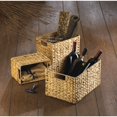 thumbnail image 2 of Zingz & Thingz Rectangular Nesting Baskets - 14" - Brown - Set of 3, 2 of 3