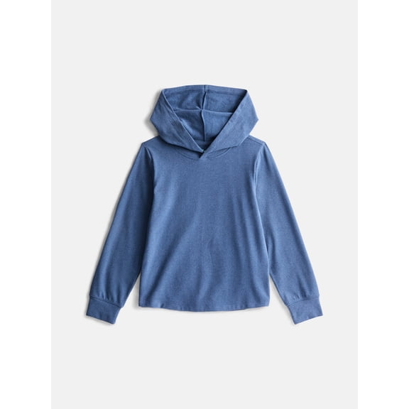 Wonder Nation Boys' Pullover Hoodie with Long Sleeves, Sizes XS-XXL & Husky