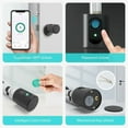 thumbnail image 2 of Fingerprint WIFI RFID Card Bluetooth Euro Cylinder Lock Biometric Electronic Smart Door Lock Keyless Entry For Home ,Easy Installation, 2 of 6