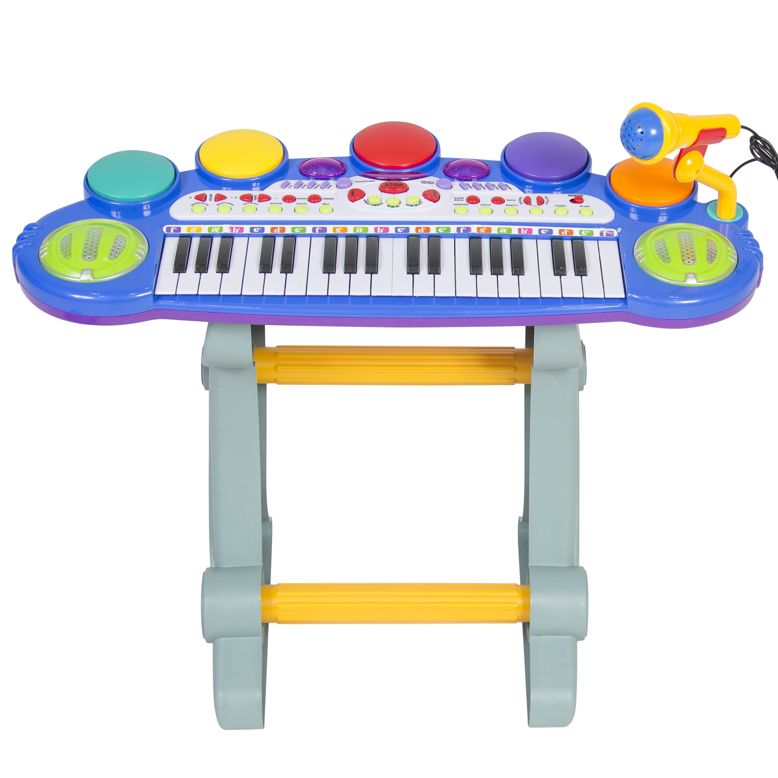 toddler piano with microphone