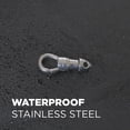 thumbnail image 6 of Key Smart 5039906 Connect Stainless Steel Swivel Key Ring, Silver, 6 of 6