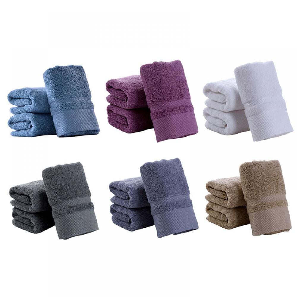 Soft Cotton Towels Bathroom Shower Quick Dry Super Softness Thick Home Hand Towel for Home/Hotel,White,3pcs