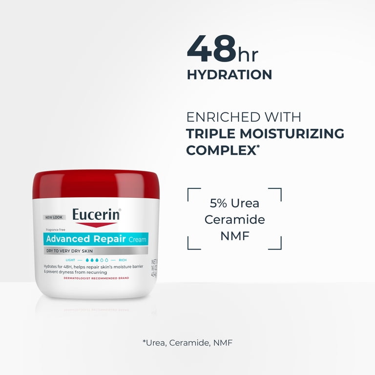 Eucerin Advanced Repair Body Cream, 48-Hour Moisturizer photo 3
