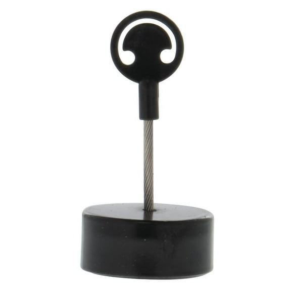 HUBERT® Countertop Sign Holder Black Metal - 2 1/8"H