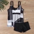 thumbnail image 5 of Warop Women's Tankini Swimsuit Set, Printed Halter with Wide Straps, for Beach Swimming and Vacation, 5 of 5