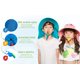 thumbnail image 4 of REDESS Gorro de nailon UPF 50 para niños pequeños, niños y niñas de 2 a 10 años,Blue, 4 of 9
