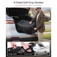 thumbnail image 6 of 28inch Trunk Style Checked Large Expandable Luggage, Hardside Polycarbonate Spinner Suitcase with TSA Lock, Blue, 6 of 11
