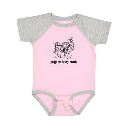 

Inktastic Judge Me by My Morels with Morel Mushrooms Gift Baby Boy or Baby Girl Bodysuit