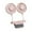 Pink #2, variant on USB Clip-On Desk Fan | Portable Mini Fan with 360° Rotation | 3-Speed Quiet Cooling Fan for Computer, Bedroom, Office & Travel