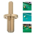 thumbnail image 3 of MOVTOTOP Golden Brass Pool Cue Extension Set for Enhanced Reach and Control 1/2 Inch, 3 of 7