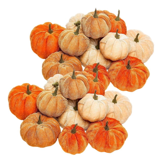 Cojín de Color de calabazas Zulema 24x de terciopelo