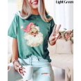 thumbnail image 1 of Comfort Colors Retro Santa Christmas Shirt Matching Family Shirts Retro Holiday Santa Grou - Pepper - S, 1 of 4