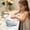 Blue-BU-clearacne, variant on Amketima Cute Frog Shape Soap Dish Draining No Water Accumulation Bar Soap Tray Plastic Non Slip for Bathroom Shower Kitchen 6.1x4.5x3.5 Inch