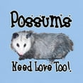 thumbnail image 3 of CafePress - Possums Need Love Light T Shirt - Men's Classic Graphic T-Shirt, 3 of 4
