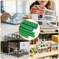 thumbnail image 7 of Uxcell Plastic Rods ABS Styrene Round Stick Round Solid Bar DIY Model for DIY Toys Building Making Architectural Model Making Green 6/25" x 10", 7 of 7