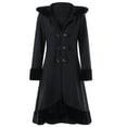 thumbnail image 1 of Awdenio Women Double Breasted Button Front Style Plus Size Coat Tops, 1 of 6