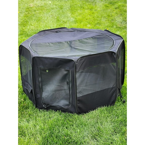 Portable Pet Playpen - Premium Puppy Kennel - Best for Small and Medium Size Dogs and Cats - Simple Folding Design for Easy Storage