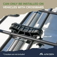 thumbnail image 5 of ARKSEN 84" Universal Roof Rack Cargo Extension with 2 Cargo Net Car Top Luggage Holder Carrier Basket SUV Camping, Black, 5 of 6