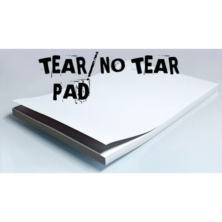 No Tear Pad (XL, 8.5 X 11, Tear/No Tear Alternating/ 50) by Alan Wong - Trick