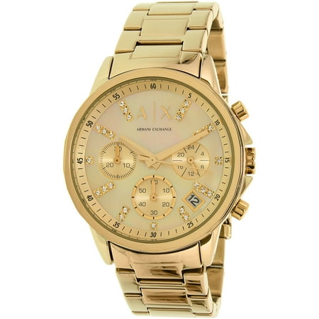 Armani Exchange Women's AX4327 Gold Stainless-Steel Quartz Watch